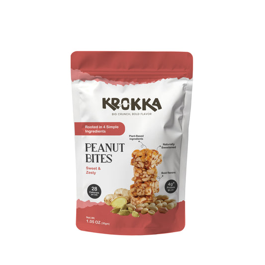 Peanut Bites - Sweet & Zesty - Krokka